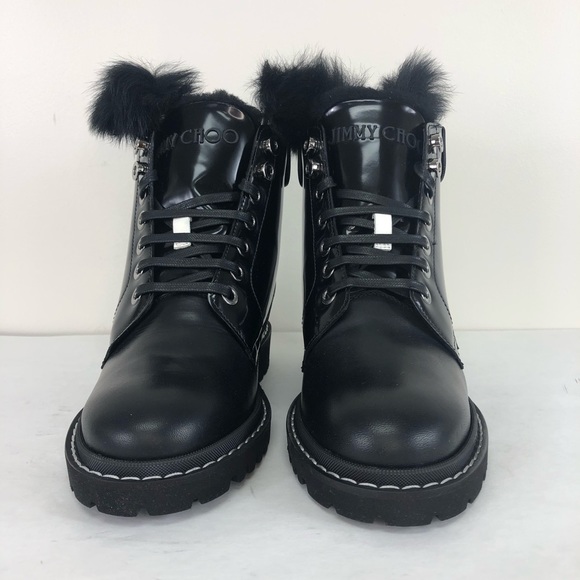 Jimmy Choo Voyager Snow Heated Boot Black 37.5 - Picture 3 of 13
